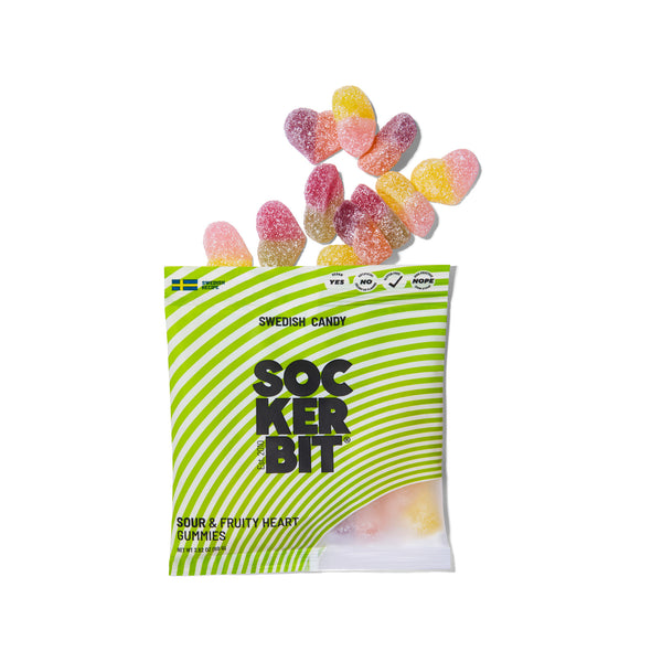 Sour & Fruity Heart Gummies