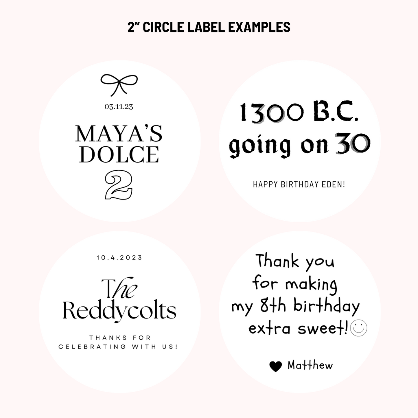 Custom Labels