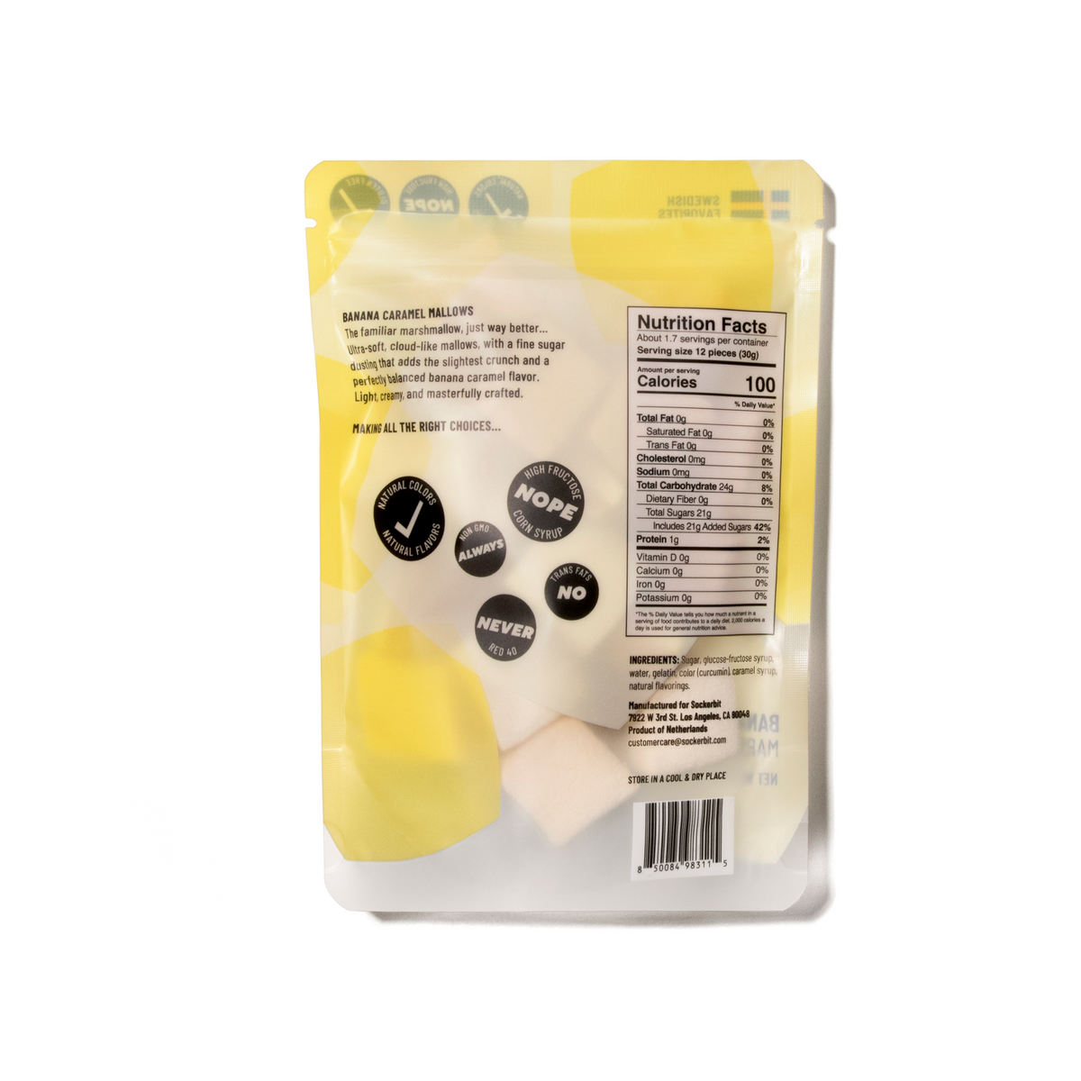 Banana Caramel Mallows- 2oz