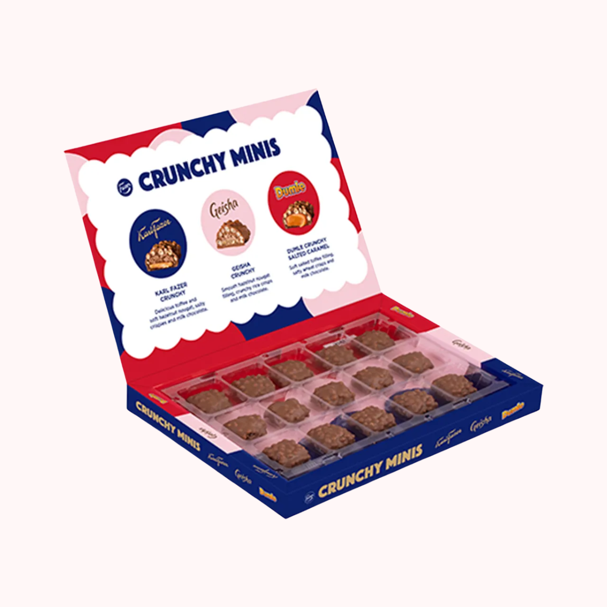 Fazer Crunchy Minis chocolate candies