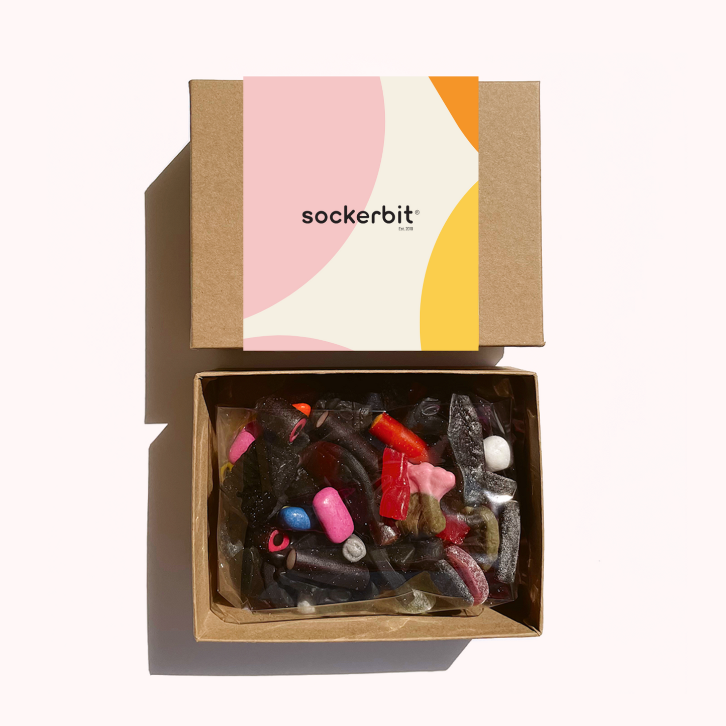 Licorice Mix Gift Box (Pink/Yellow)