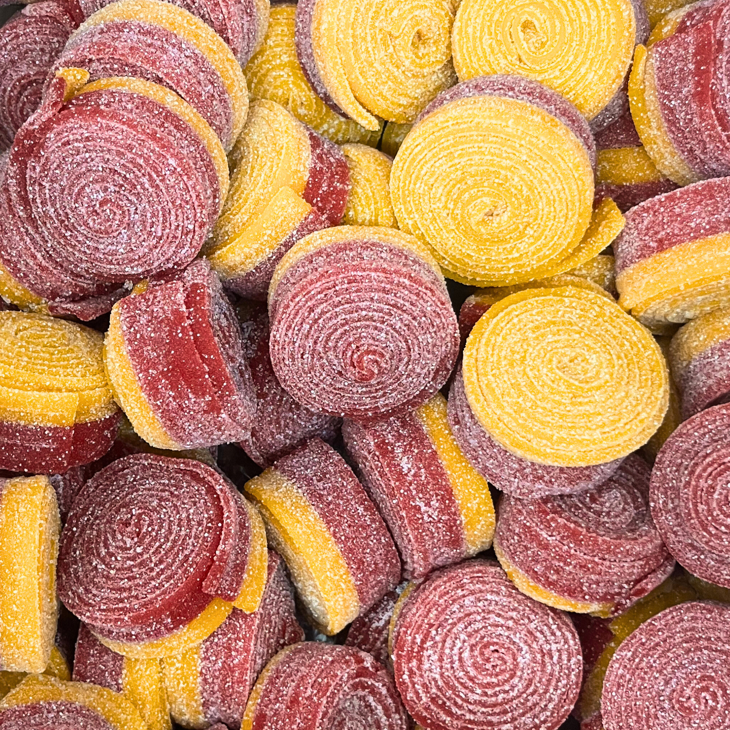 Sour Strawberry Lemon Belt Rolls