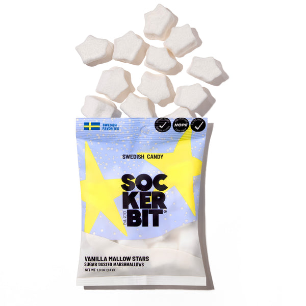 Vanilla Mallow Stars Sugar-Dusted Marshmallows