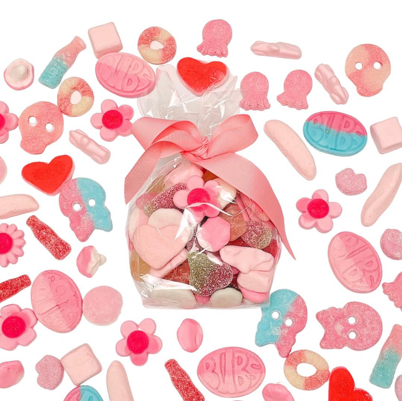 Pink Sweet & Sour Candy Mix Bag