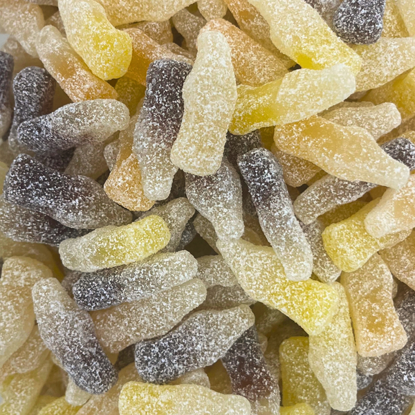 Sour Fizzy Soda Bottles