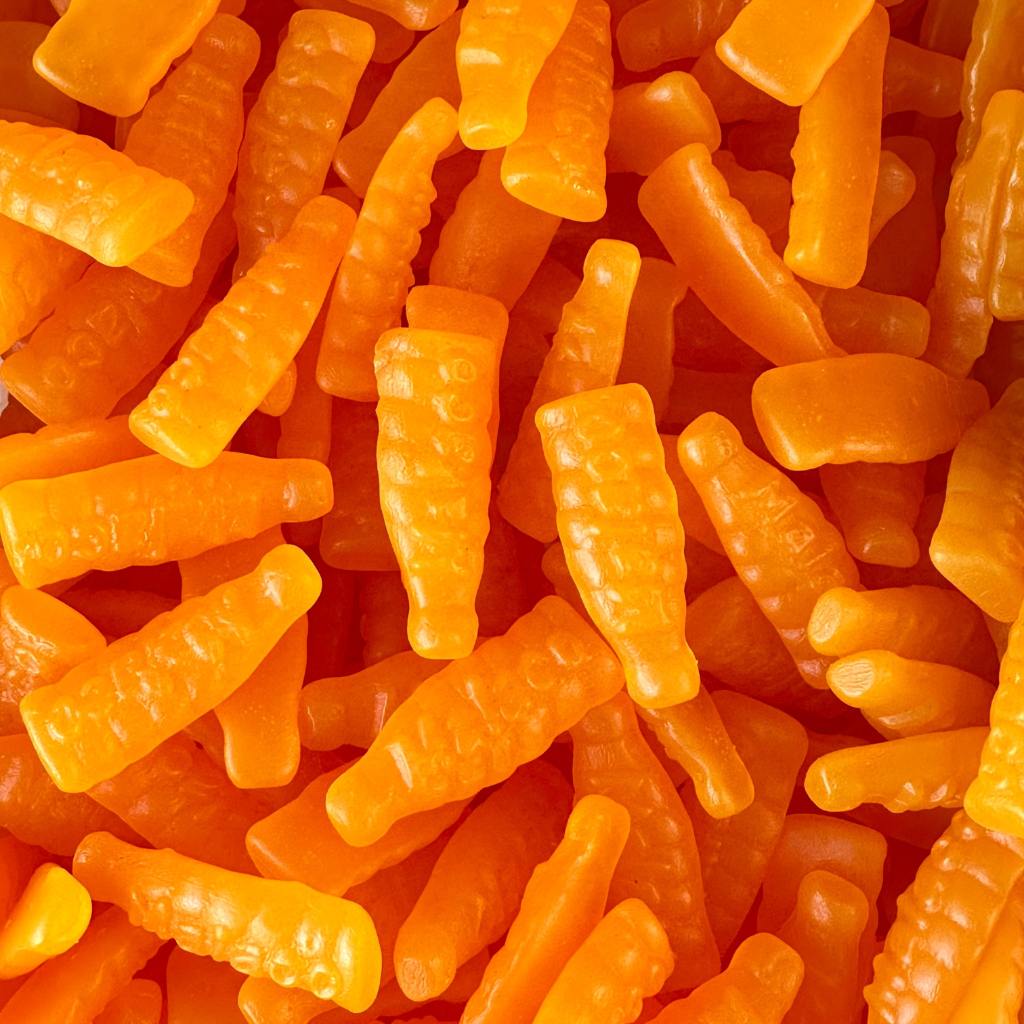 Soft orange bottles