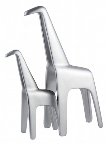 Giraffe Set Silver