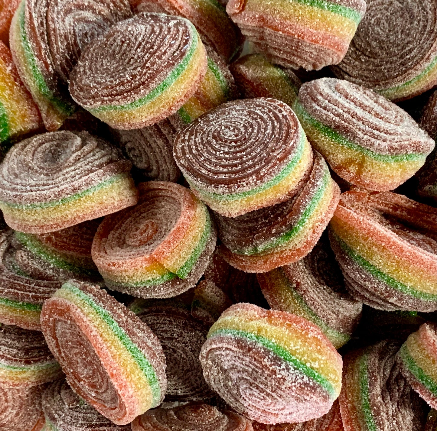 Sour Rainbow Rolls