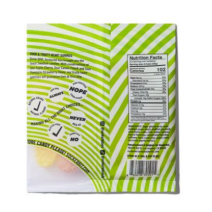 Sour & Fruity Heart Gummies