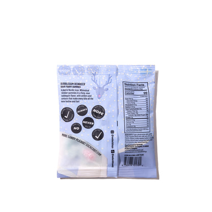 Bubblegum Reindeer Sour Foamy Gummies