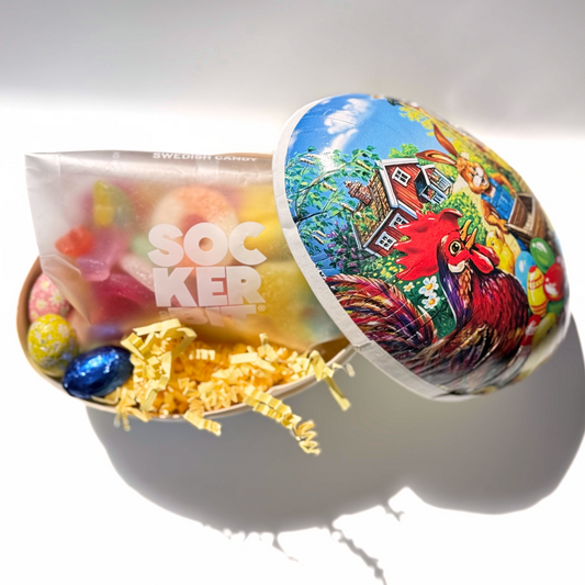 Swedish Easter Mache Egg Filled With Candy