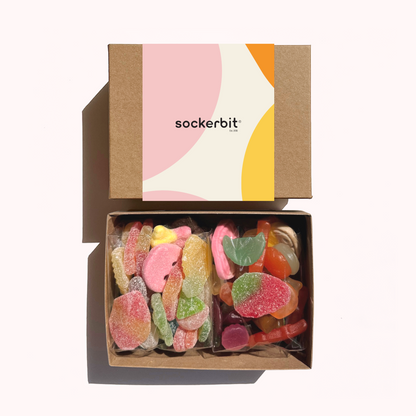 Gelatin Free Sweet & Sour Mix Gift Box (Pink/Yellow)