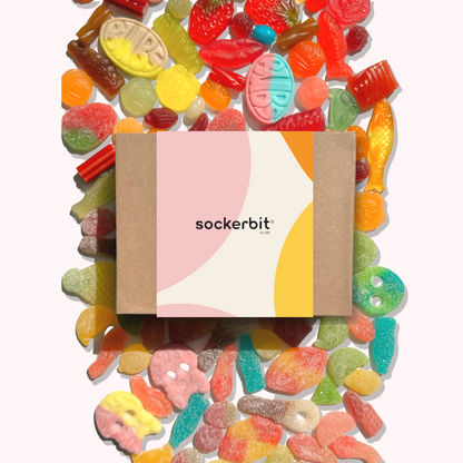 Gelatin Free Sweet & Sour Mix Gift Box (Pink/Yellow)