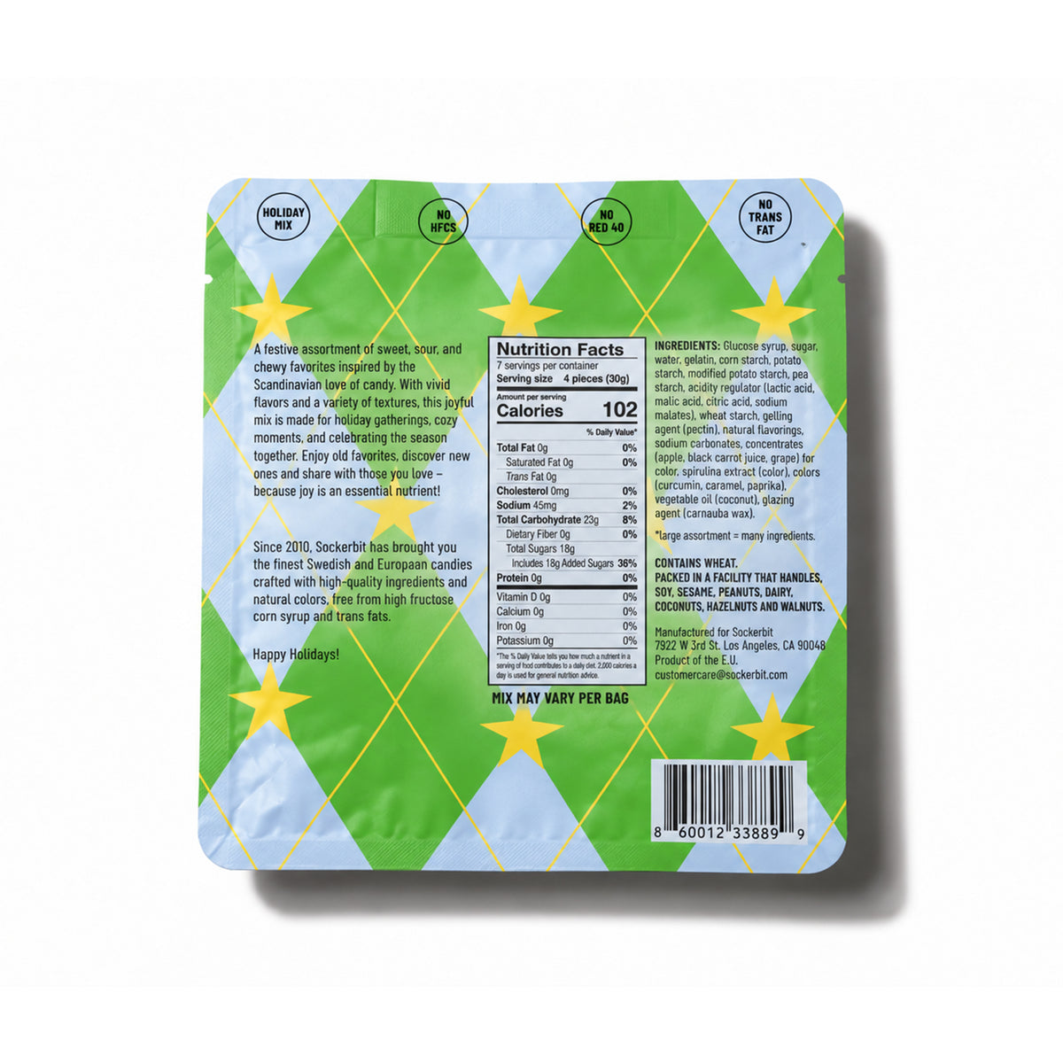 Holiday Mix Sweet & Sour Gummies