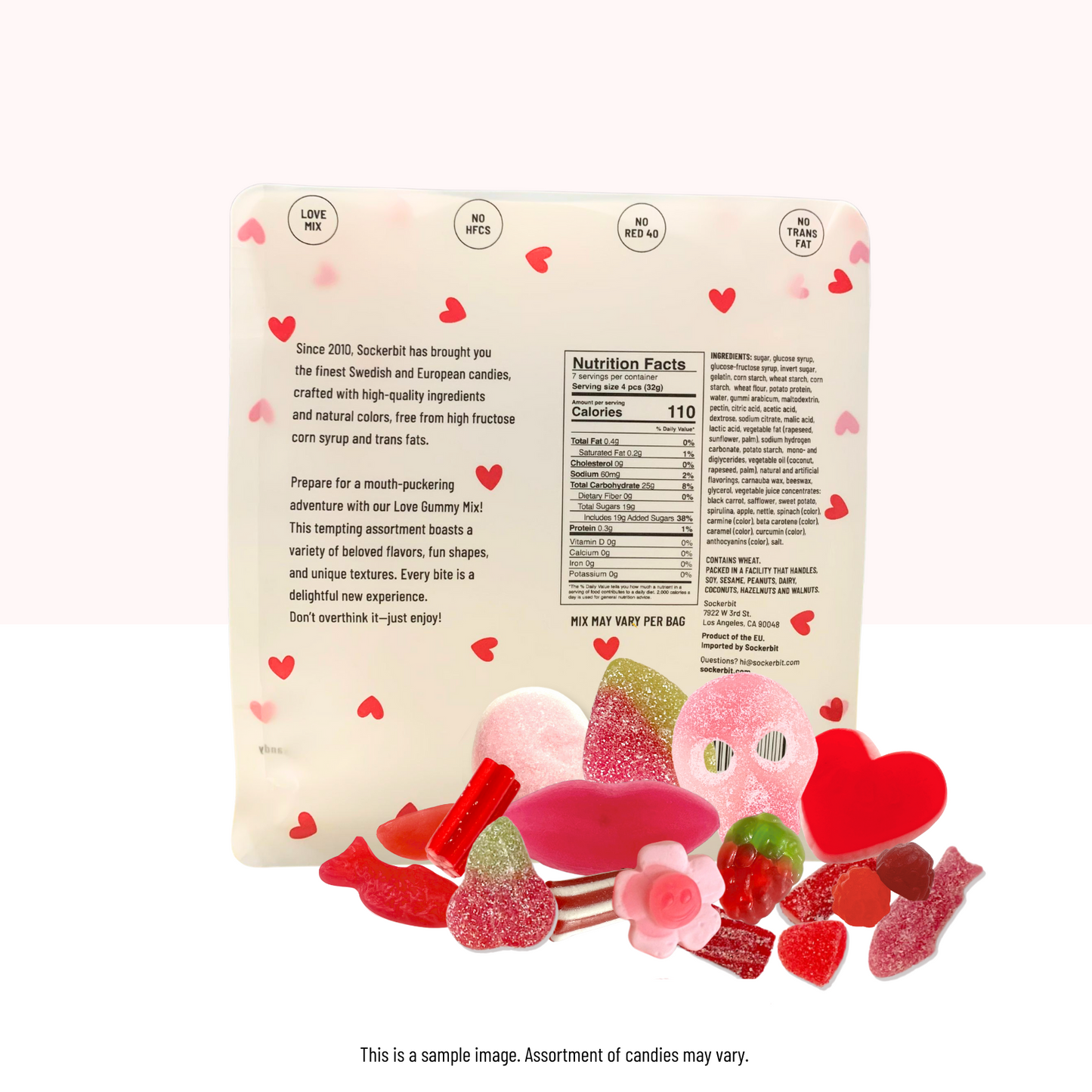 Valentine's Love Mix Candy Pouch