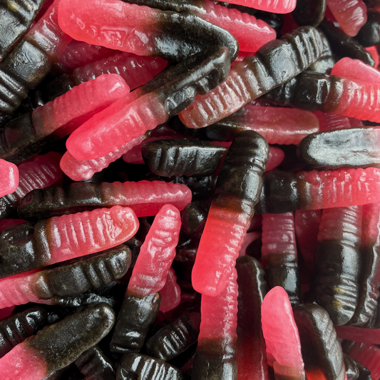 Raspberry Licorice Worms