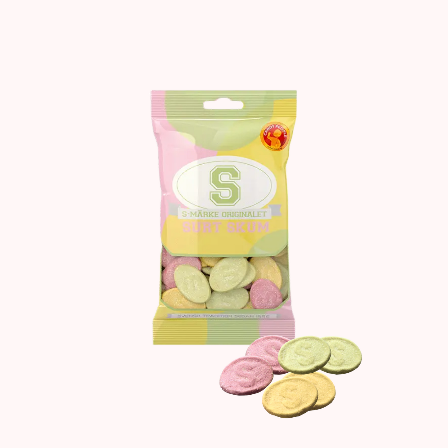 S-Märke Surt Skum (sour foam candy)