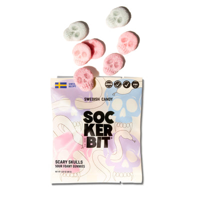 Foamy Sour Scary Skulls - 2.8oz