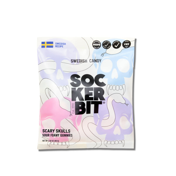 Foamy Sour Scary Skulls - 2.8oz