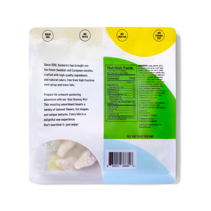 Sour Mix Swedish Candy Pouch