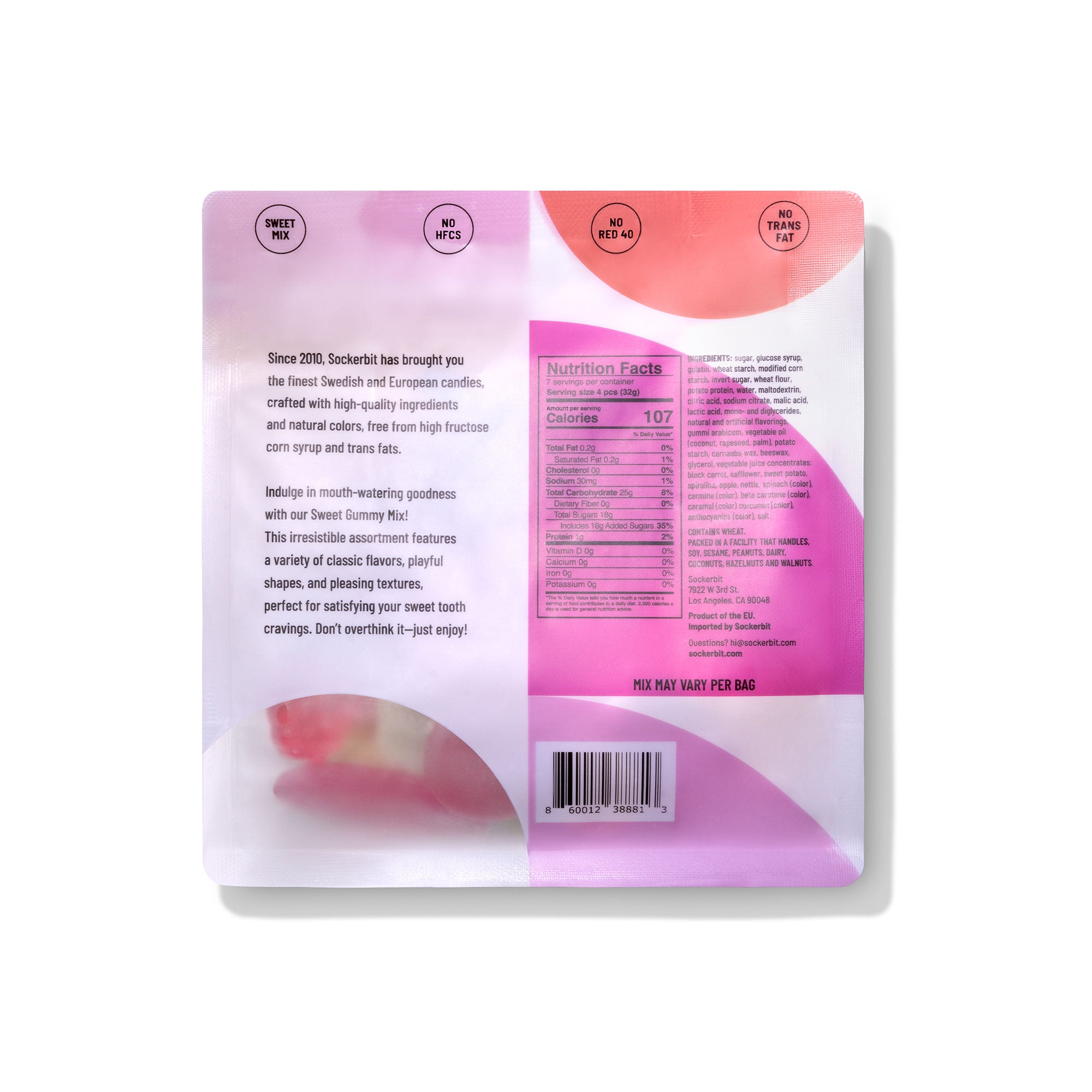 Sweet Mix Swedish Candy Pouch – SOCKERBIT