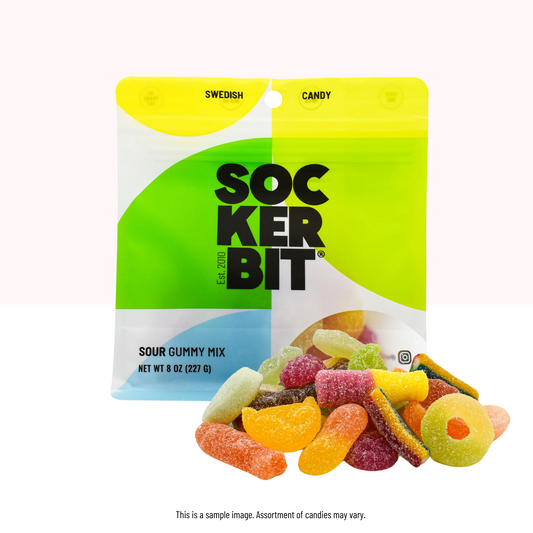 Sour Mix Swedish Candy Pouch