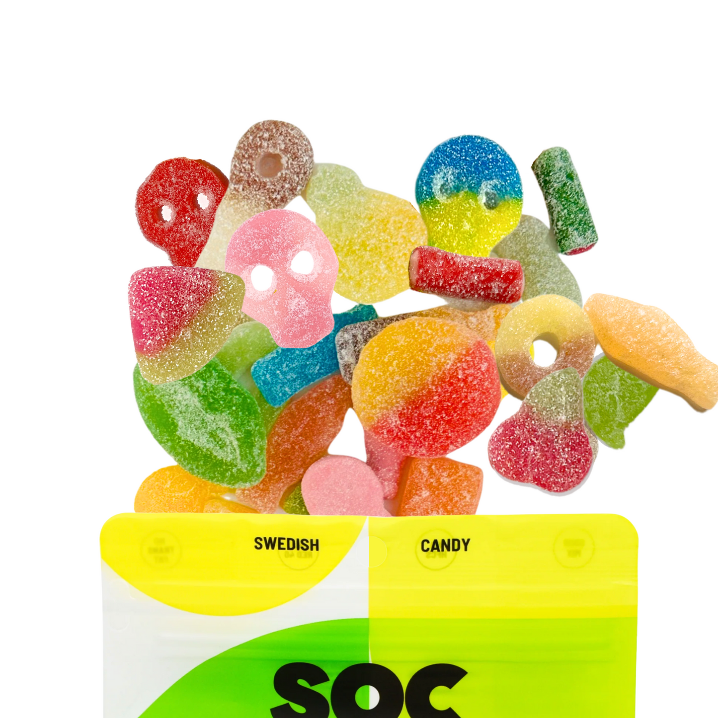 Sour Mix Swedish Candy Pouch