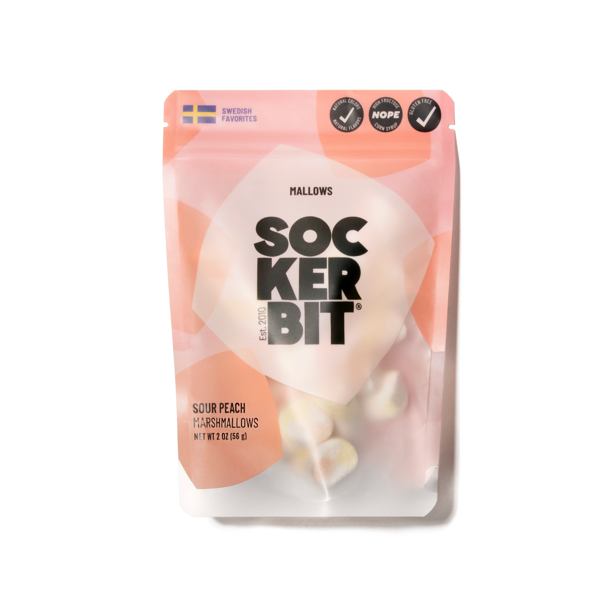 Sour Peach Mallows-2oz