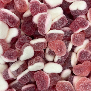 Sour Raspberry Hearts