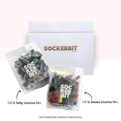 Sweet & Salty Licorice Mix Gift Box (Gold Sleeve)