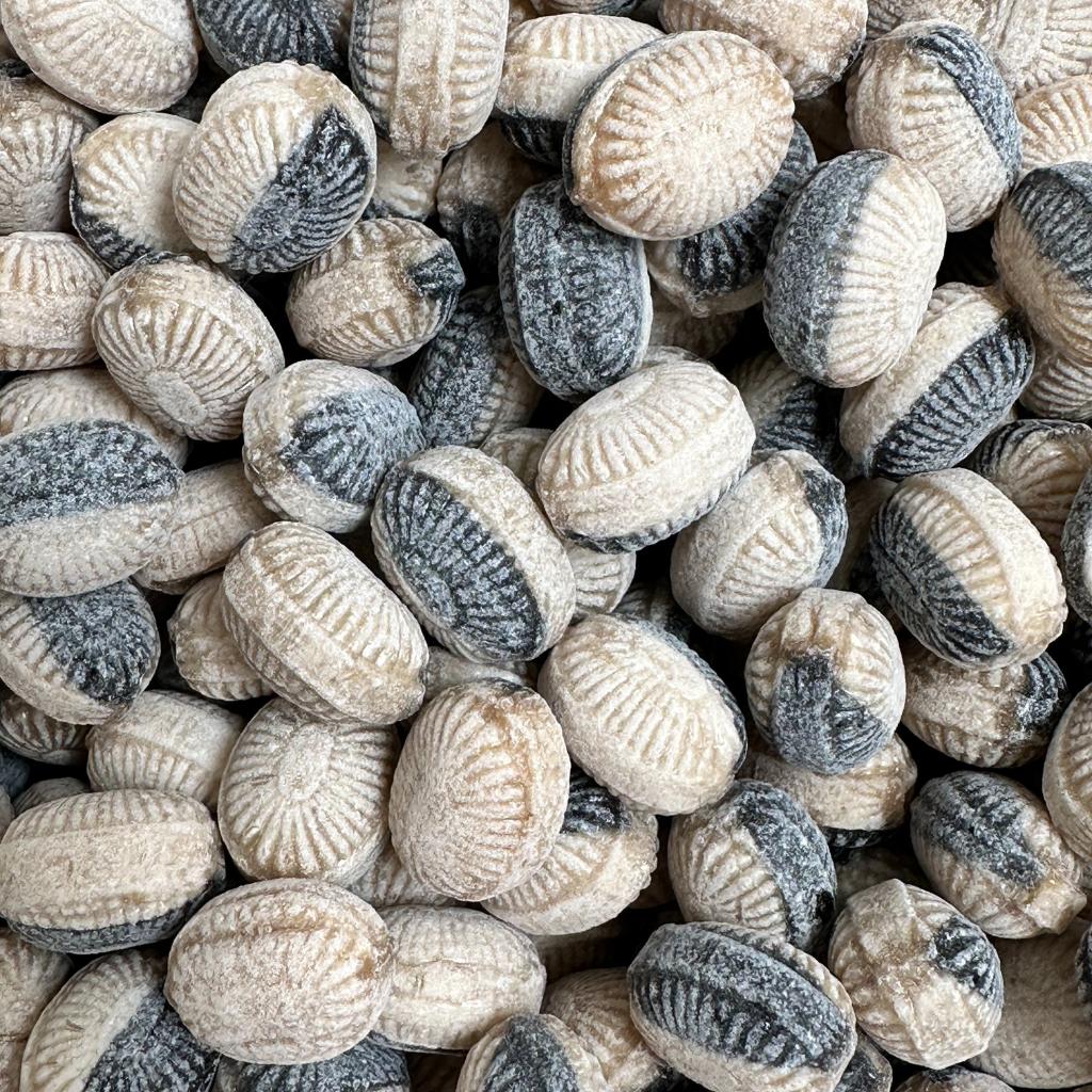 Caramel Licorice hard candy SOCKERBIT