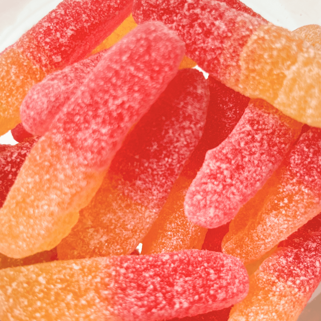 Sour Strawberry Lemon Gummy Worms Bag