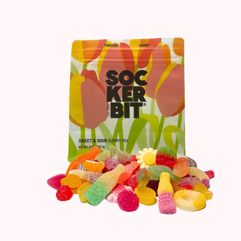 Spring Mix Swedish Candy Pouch