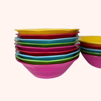 Green Soup Bowl Melamine set of 4