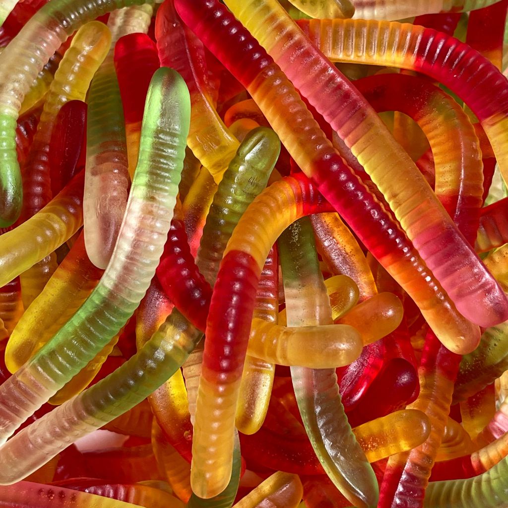 Fruity Gummy Worms Sockerbit Swedish Candy