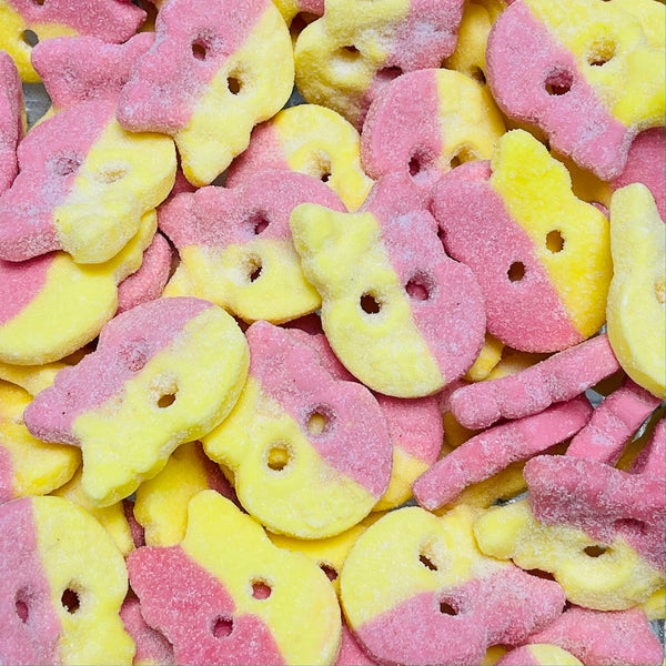 Bubs Sour Raspberry Lemon Skulls