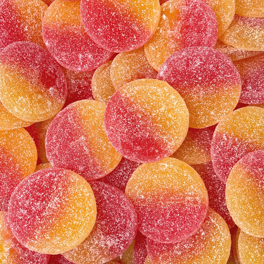 Sour Peach O'Clock Sockerbit Swedish Candy