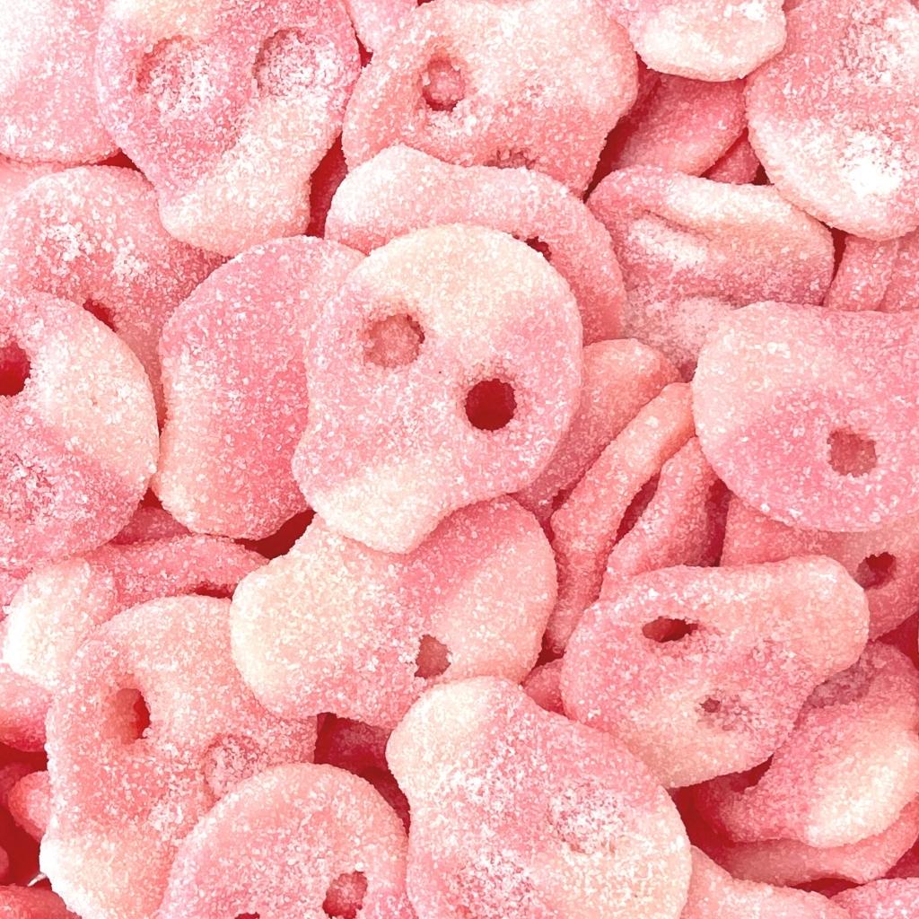Sour Pink Skulls Sockerbit Swedish Candy